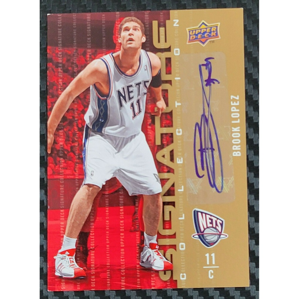 2009-10 UPPER DECK BROOK LOPEZ SIGNATURE COLLECTION AUTO